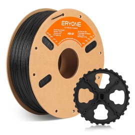 ERYONE Glass Fiber ABS 3D Printer Filament 1.75mm +/- 0.03mm, 3D Printing Filament ABS GF 1kg (2.2 LBS)/Spool, Black