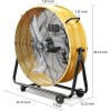 Simple Deluxe Drum Fan 20“/24"/30”/36 - 20 Inch