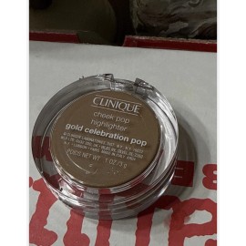 CLINIQUE Cheek Pop Highlighter GOLD CELEBRATION POP Shimmer FULL SIZE .1 oz / 3g