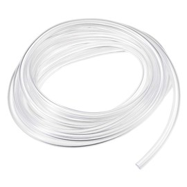sourcing map PVC Hose Tube, 3mm(0.11") ID x 5mm(0.19") OD 3 Meter 9.8ft Clear Vinyl Tubing, Plastic Flexible Water Pipe