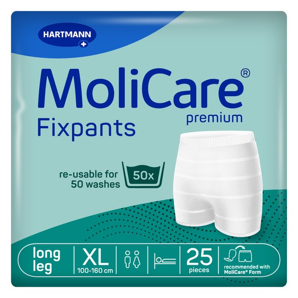 MoliCare Premium Fixpants Incontinence Fixing Pants XL Green (Pack of 25)