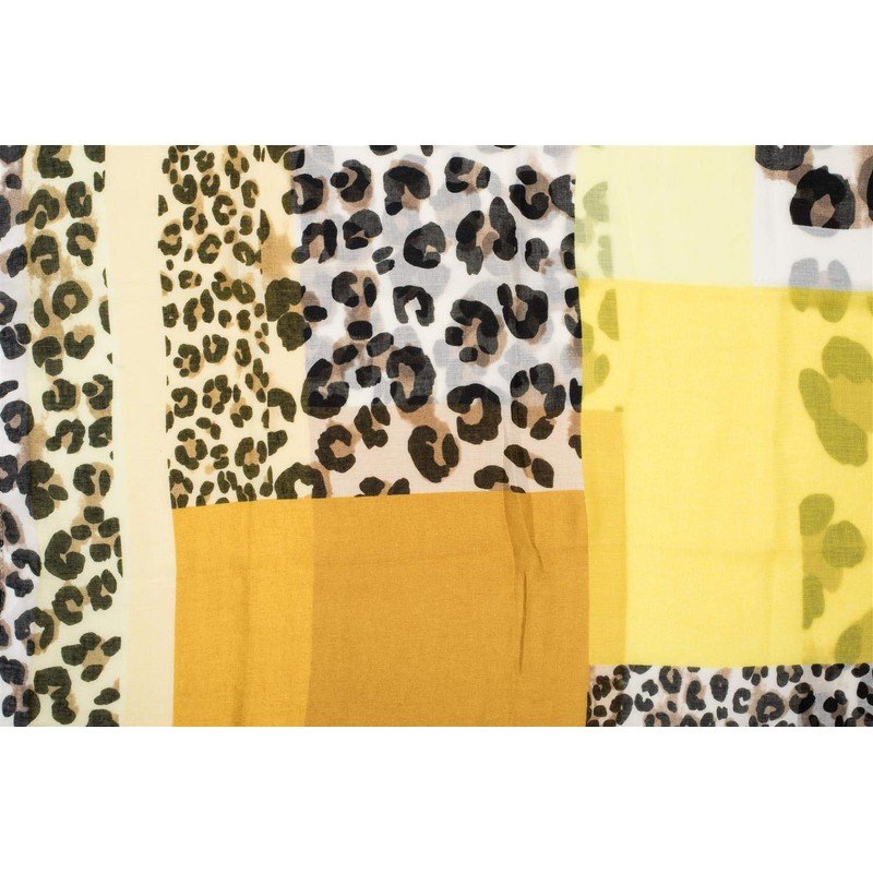 styleBREAKER 01016182 Women's Loop Scarf with Leopard Animal Print Pattern