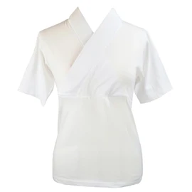 [wyenishiya] T-shirt Hanjuban for Winter, Women's, New Easy T-shirt Hanjuban, Short Collar Undershirt, Easy Hannjuban, Juban, Kimono Accessories, Made in Japan, white