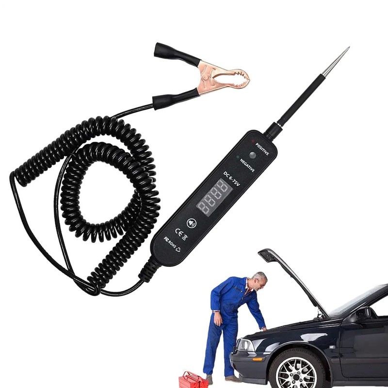 Probador De Circuitos Para Coche Multifunción Alta Precisión Portátil