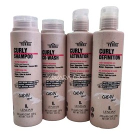 Curly Lendan Shampoo  Co-wash  Activador  Definidor                                                                                                   