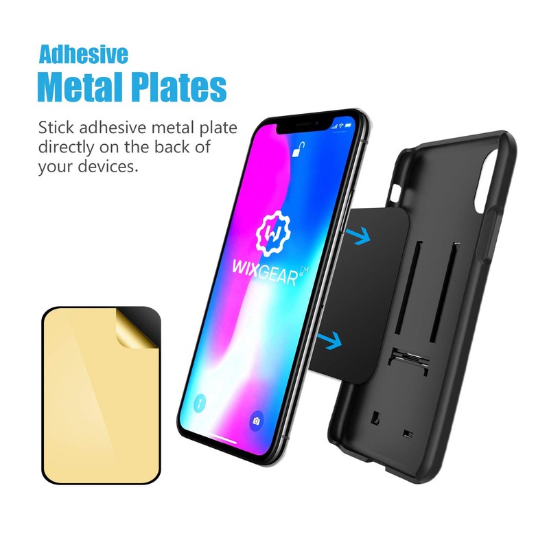 Mount Metal Plate with Adhesive for Magnetic Cradle-Less Mount by