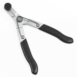 Koshihara L236 Brake Piston Remover, Brake Piston Pliers, Caliper Piston Removal Tool for Motorcycles, Brake Caliper Piston Pliers, Range 0.7 - 1.7 inches (18 - 42 mm), Total Length 7.3 inches (185 mm), Made in Taiwan
