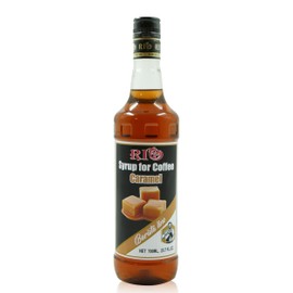 RIO Caramel Flavored Coffee Syrup, 700ml – Rich and Buttery, Perfect for Hot or Iced Coffee and Desserts