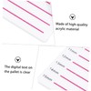 Baluue 2pcs Lash Extension Pallet Professional Eyelash Display Plates for