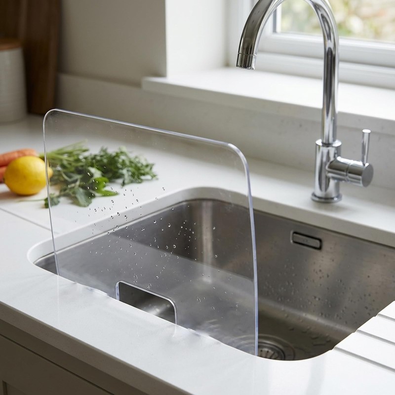 3 PCS Kitchen Sink Splash Guard, Splash Guard for Kitchen