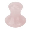 Scraping Stone Tool Mushroom Shape Pink Rose Quartz Gua Sha