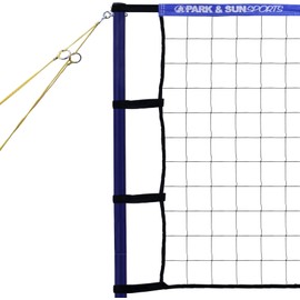 Park & Sun Sports Spiker Sport: Portable Outdoor Volleyball Net System, Blue, 32L x 3H feet
