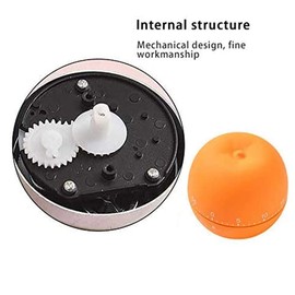 Timer Cooking Timer 60 Minutes Used for Cooking/ Baking/Sports/ Games /Decoration Kitchen and Offic(Yellow)