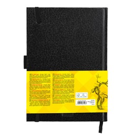 Idena 90347 Sketchbook DIN A5 with 160 Pages Blank Includes 6 Staedtler Fineliner Pigment Liner with Metal Tip in 6 Line Widths