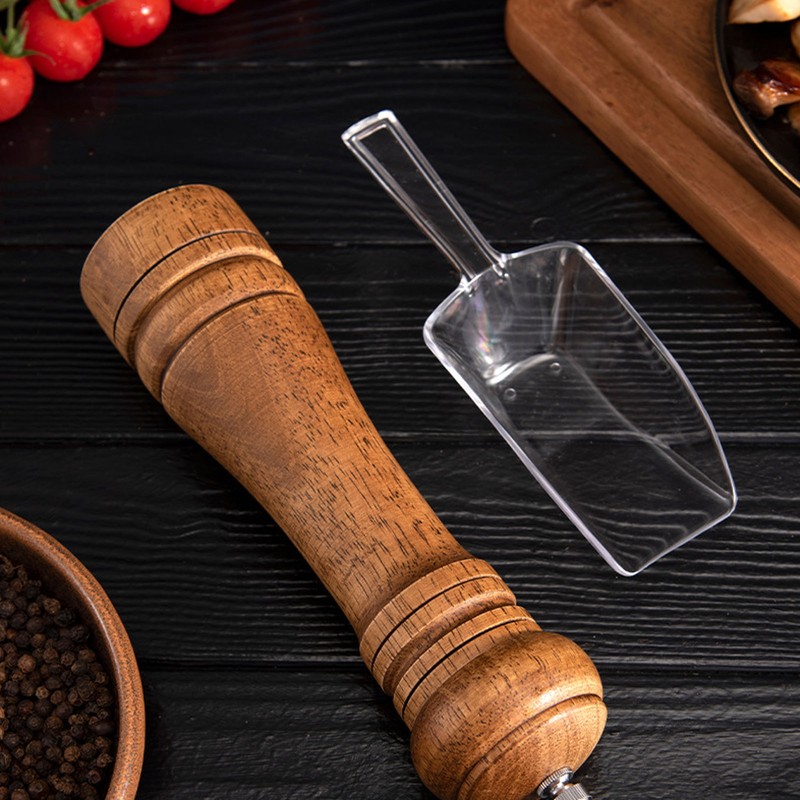 Manual Salt Pepper Grinders Wooden Salt Pepper Mill Shakers for