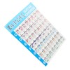 Guitar Chord Poster 56 Colour Coded Coated Paper Educational Reference