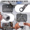 Plumbing Tools, Angle Stop Wrench Kit, Plumbing Wrench, Double Ended