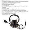 7.1mm Silicone Earmuffs Hearing Noise Reduction Walkie Talkies Headset U94
