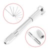 Silver Hand Drill Precision Pin Vise with 10 Pieces HSS