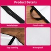 Set of 4 White Garment Bags, Long, 180 cm, Waterproof