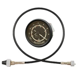 RAParts Fits Ford NAA, Jubilee, 900, 901, 2000, 4000 Tachometer w/Cable 5 Speed proofmeter