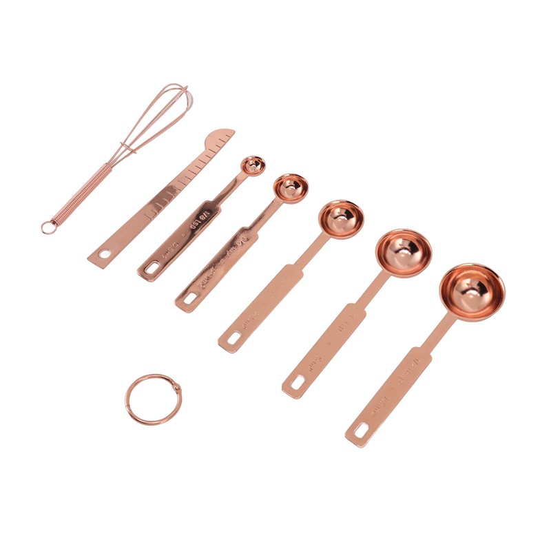 Measuring Spoons 7 in 1 Stainless Steel Stackable Design Multifunction