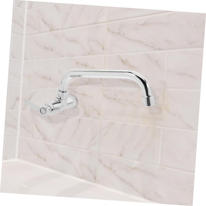 Operitacx Single Cold Water Faucet for Kitchen Wall-Mounted Quick-Open Modern