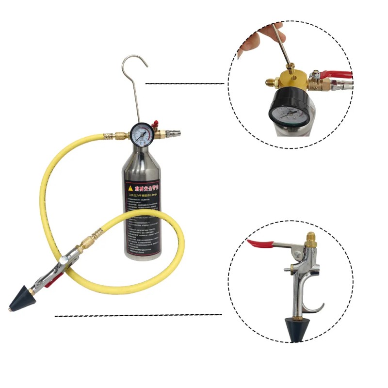 Stable Nitrogen AC Flush Tool Kit with Precise Valve for