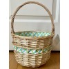 CELEBRATE IT 10" EASTER HOLIDAY BASKET (TEAL,GREEN,OR