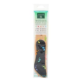 Lima de pie de madera Earth Therapeutics 1 cada uno