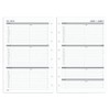 TUL® Discbound Weekly Refill Pages, Timed, Junior Size, January To