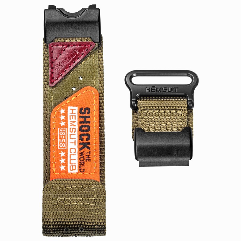 Watch Band Strap for Casio GWG-1000 GWG1000,Super Rugged Nylon Sports