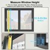 31.5-33.5 Inch Vertical Window Fan for Sliding Windows Exhaust Only