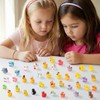 GSrenyu 40 Pcs Mini Ducks 40 Styles Tiny Resin Ducks