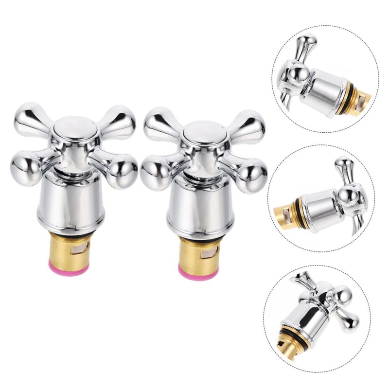 Operitacx Pack of 2 Tap Handle Tap Rotary Knob Tap