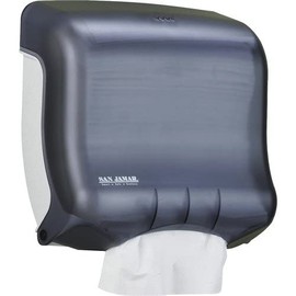 San Jamar Dispenser,f/Ultrafold Towels,11-1/2"x6 x11-1/2,Black/Pearl (SJMT1750TBK)