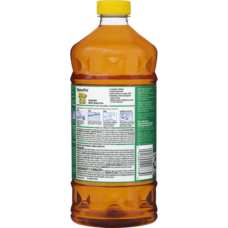 CloroxPro Pine-Sol Multi-Surface Cleaner, Original Pine, 60 Fluid Ounces (Package