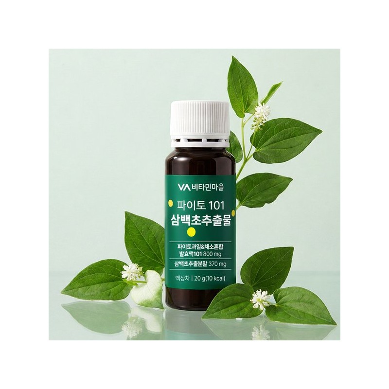 Vitamin Village 비타민마을 파이토 101 삼백초추출물 20g x 10병 1박스