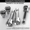 Wjelet 10PCS Drywall Screw Bit Set, Drywall Screw Depth Setter,