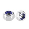 sourcing map Hex Lock Nuts - M10 x 1.5mm Stainless