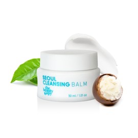 The Beauty Spy Seoul Cleansing Balm-To-Oil Make Up Remover | 3-In-1 Formula - Cleanses, Removes Makeup & Moisturizes Skin | Korean Makeup Remover Balm | Safe on Skin | 30ml/1.01 Oz