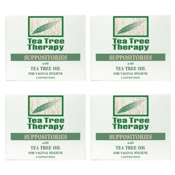 Tea Tree Suppository Tea Tree Therapy (4-Pack of 6)