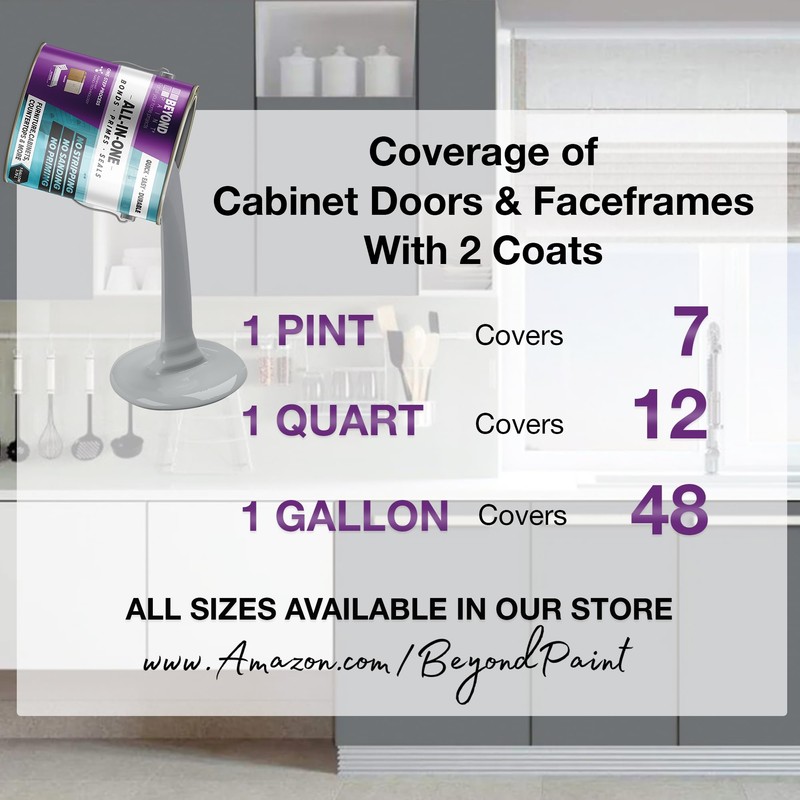 Beyond Paint All-in-One Refinishing Paint, No Sanding, Matte Finish for