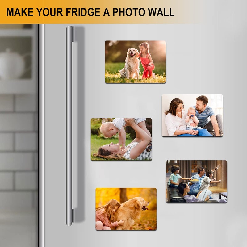 10 Pcs 12" X 4" Bumper Sticker Magnets, Flexible Magnetic