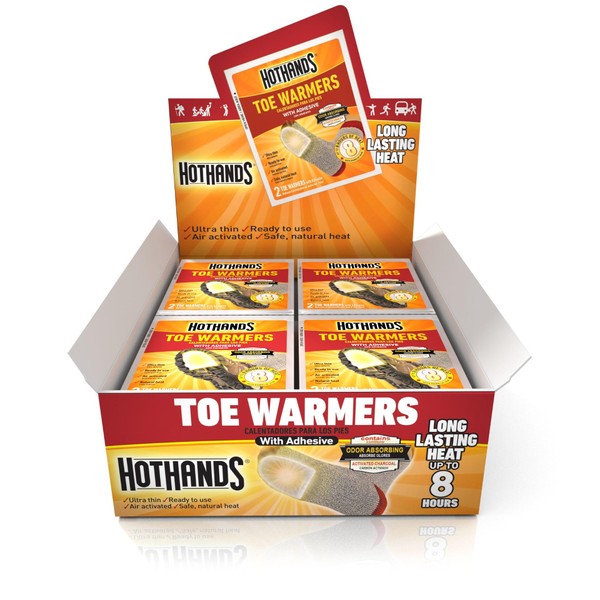 HotHands HeatMax Toasti Toes Foot Warmer (40 Pairs) (TT240-U) , Black
