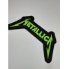 METALLICA Patch Neon Green Embroidered Iron/Sew on Thrash Metal Slayer