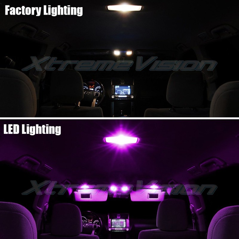 XtremeVision Interior LED for Nissan Maxima 2009-2014 (14 Pieces) Pink