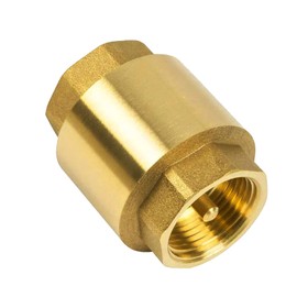Cyleibe Check Valve, Check Valve, Backflow Preventer, Brass Return Valve, Backflow Valve for Heating Water, for Connecting to Pumps