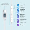 Auriculares con cable tipo C con micrófono, auriculares estéreo de