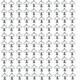 Multifunctional Fixing Clip Wall Plug Butterfly-Shaped For Plasterboard – Wall Anchors For Secure & Reliable Wall Mounting Installations-Pack of 100